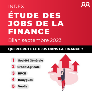 Qui recrute le plus dans la finance ? Infographie